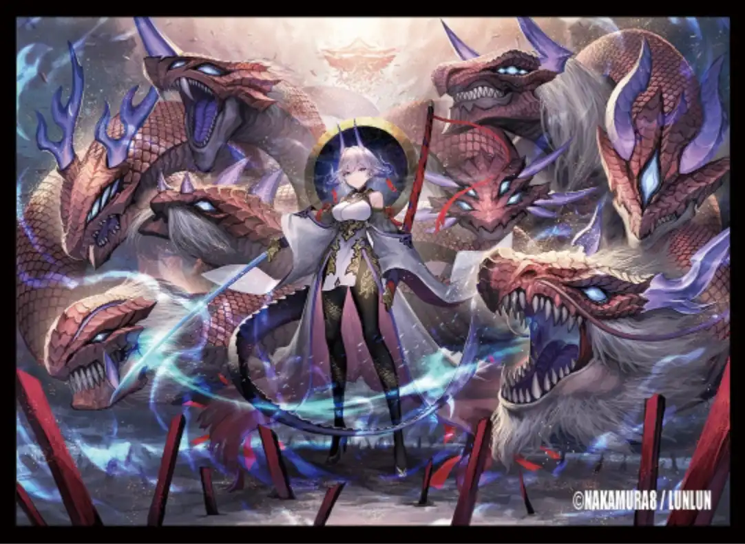 【〇LUNLUNサプライ】『#67』《中村エイト先生オリジナルスリーブ(九頭龍)》80枚入り