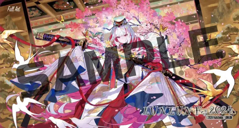 【〇LUNLUNサプライ】『#44』《藤ちょこ先生描き下ろしオリジナルプレイマット(芽吹きの剣 FullArt)》