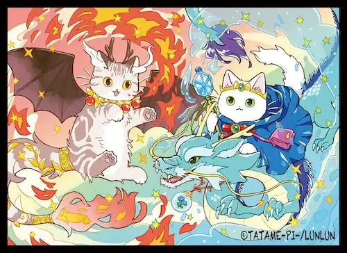 【〇LUNLUNサプライ】『#70』《たたメーピー先生オリジナルスリーブ(猫ドラゴンの伝説)》80枚入り