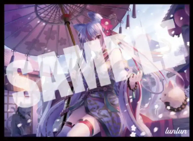 【〇LUNLUNサプライ】『#90』《田中健一先生オリジナルスリーブ(春:装える猫之図)》80枚入り