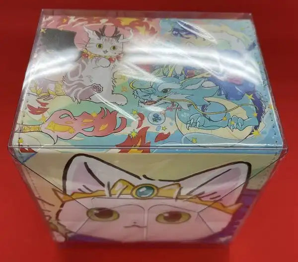 【〇LUNLUNサプライ】『#55』《たたメーピー先生オリジナルデッキケース(S)(猫ドラゴンの伝説)》