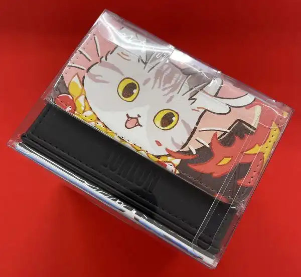 【〇LUNLUNサプライ】『#55』《たたメーピー先生オリジナルデッキケース(S)(猫ドラゴンの伝説)》