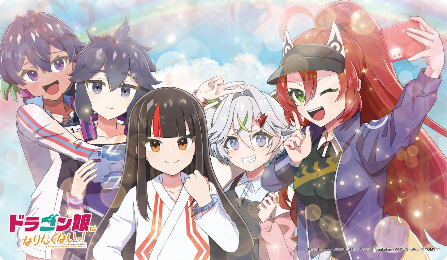 ラバーマット ドラゴン娘になりたくないっ! アオハル組ver.