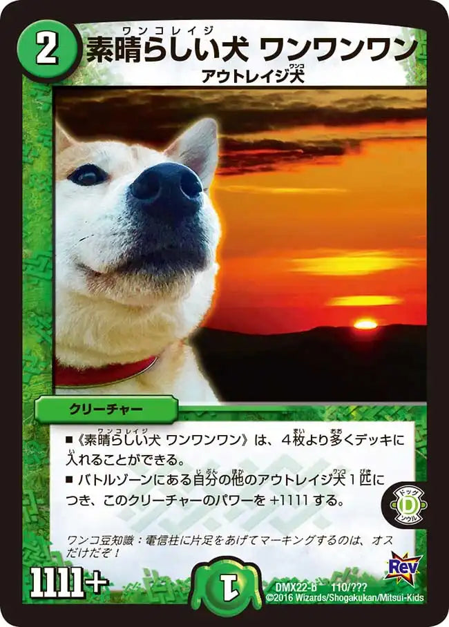 《素晴らしい犬 ワンワンワン》-【DMX-22】[110/？？？]